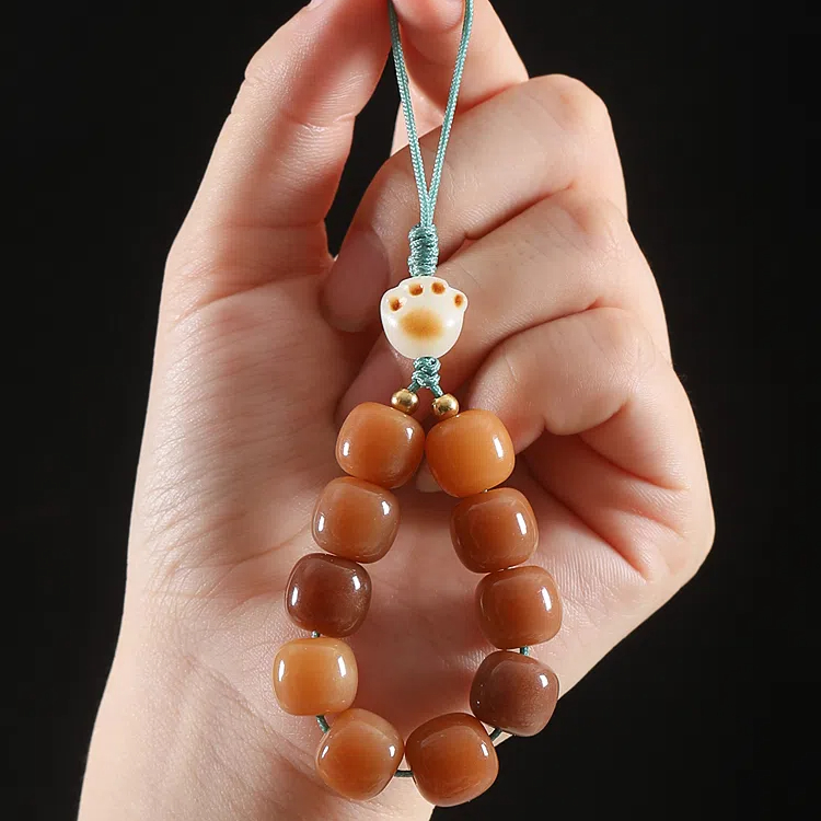 Bodhi Beads Mobile Phone Strap, Fortune & Luck Transfer Pendant, Luxury Lanyard for Phone Case & Bag for Men & Women