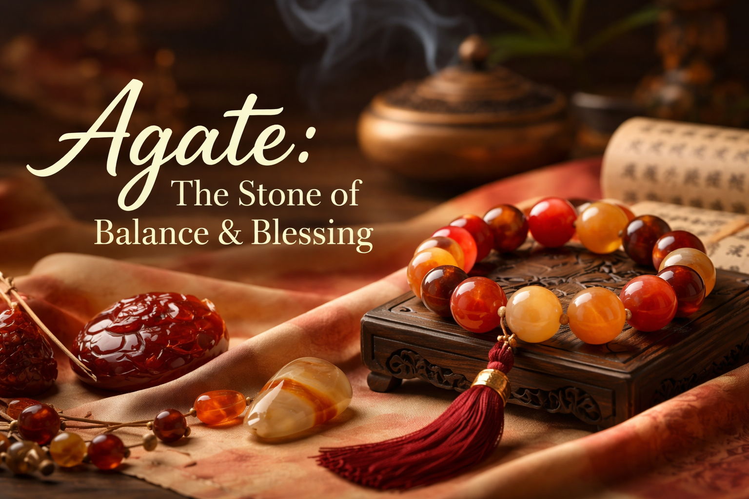 Agate: The Stone of Balance, Beauty, and Ancient Blessings