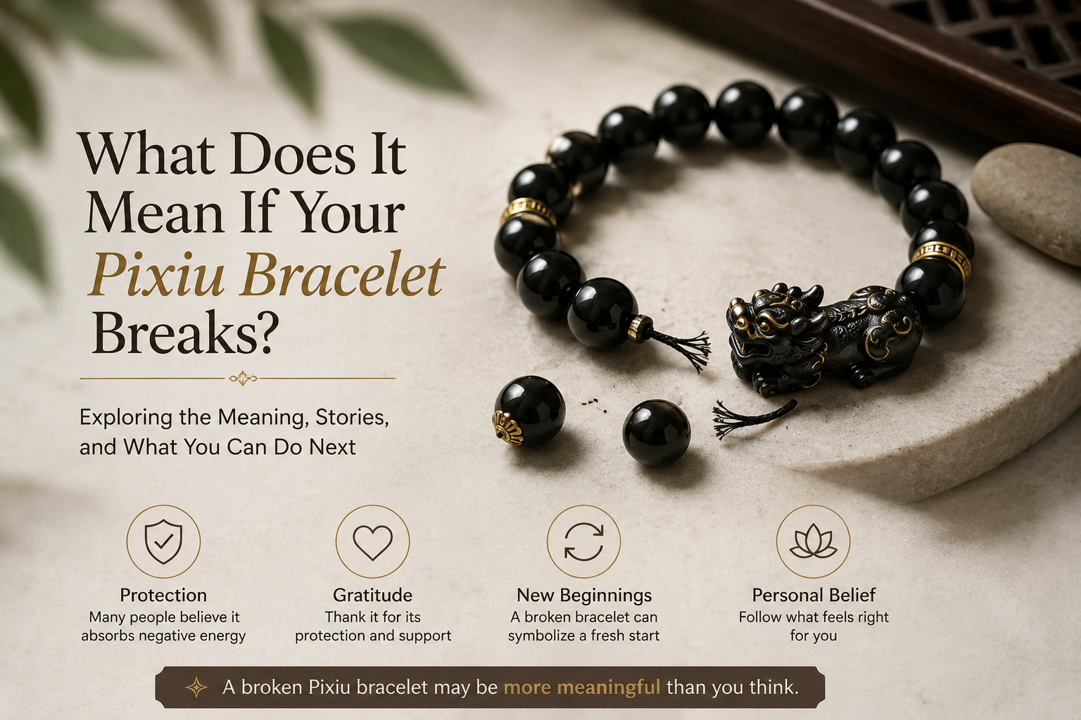 What Does It Mean If Your Pixiu Bracelet Breaks?