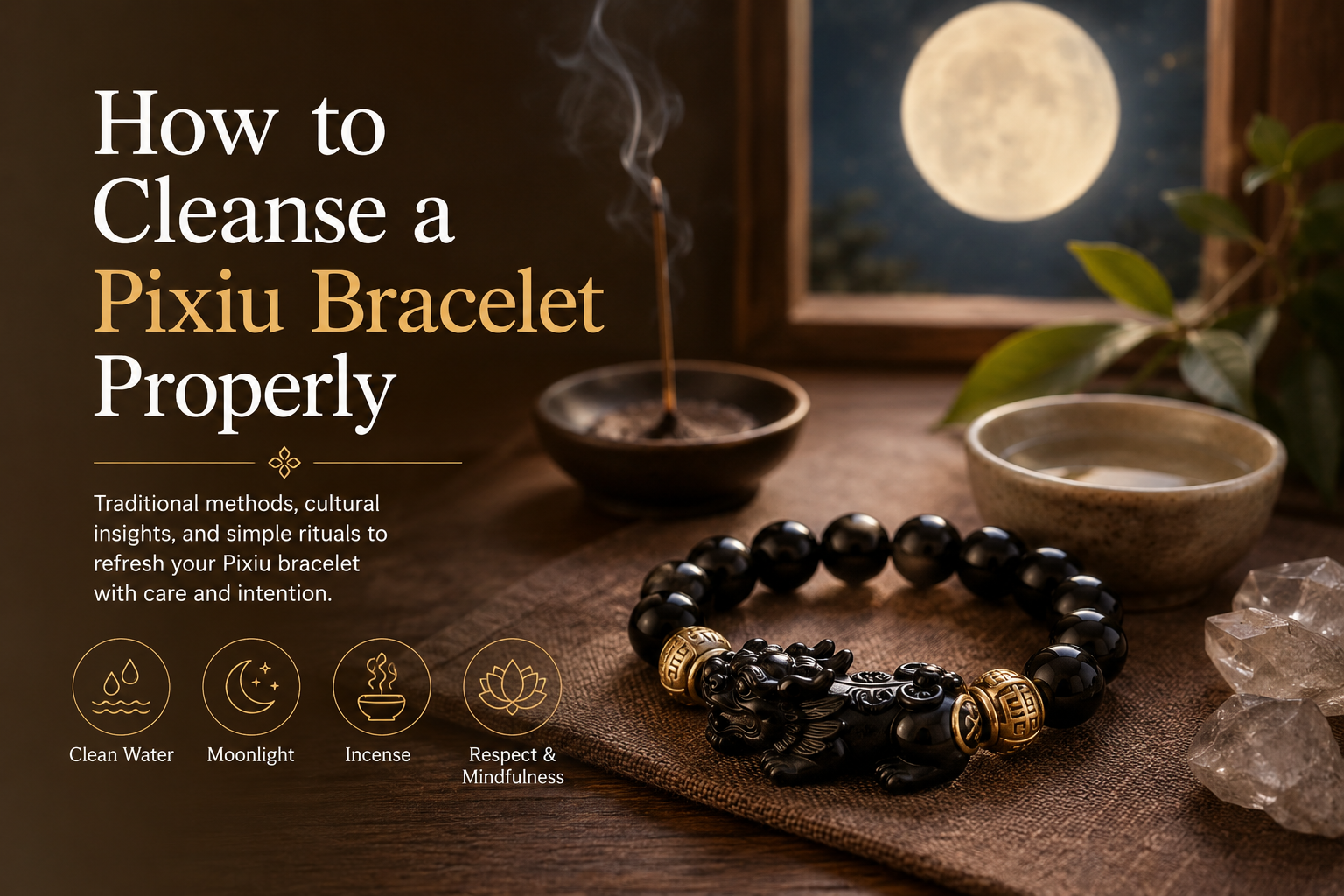 How to Cleanse a Pixiu Bracelet Properly