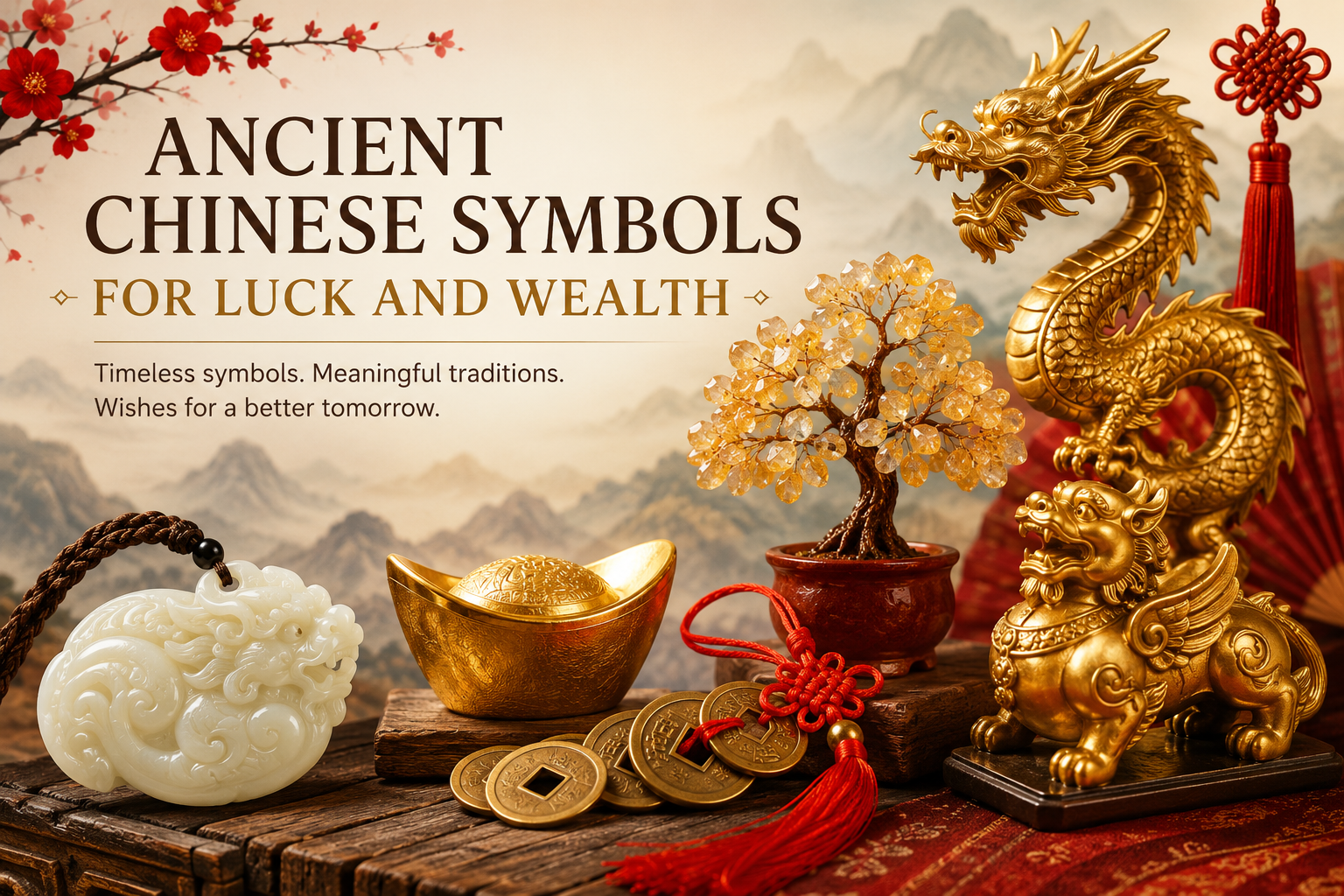 Ancient Chinese Symbols for Luck and Wealth