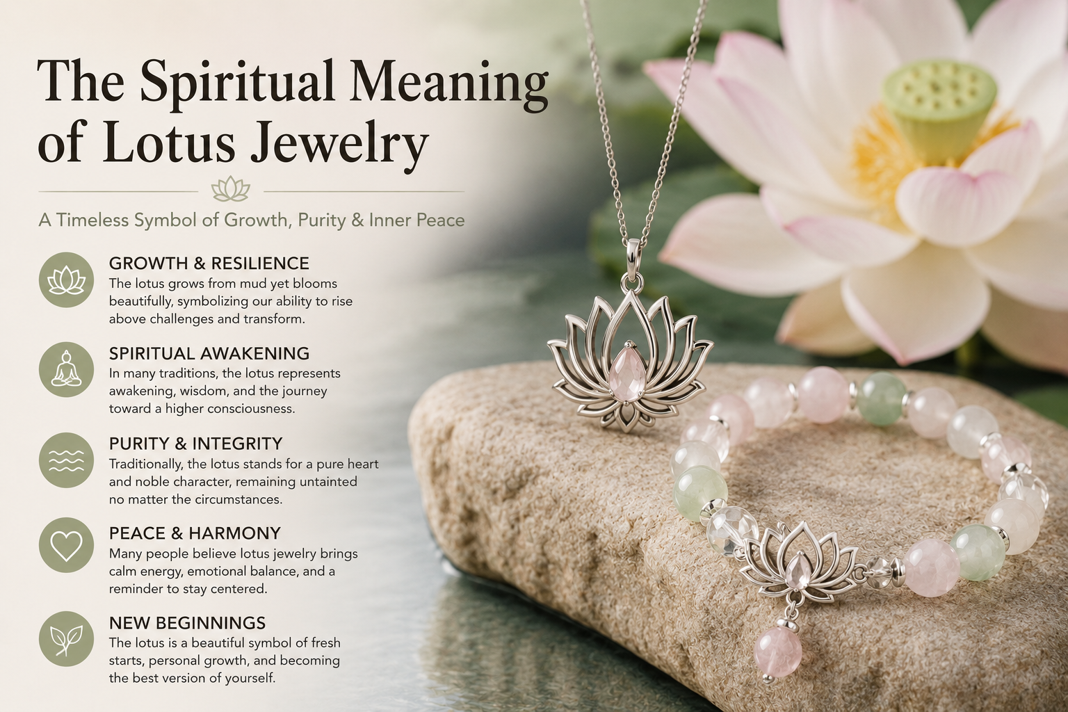 The Spiritual Meaning of Lotus Jewelry