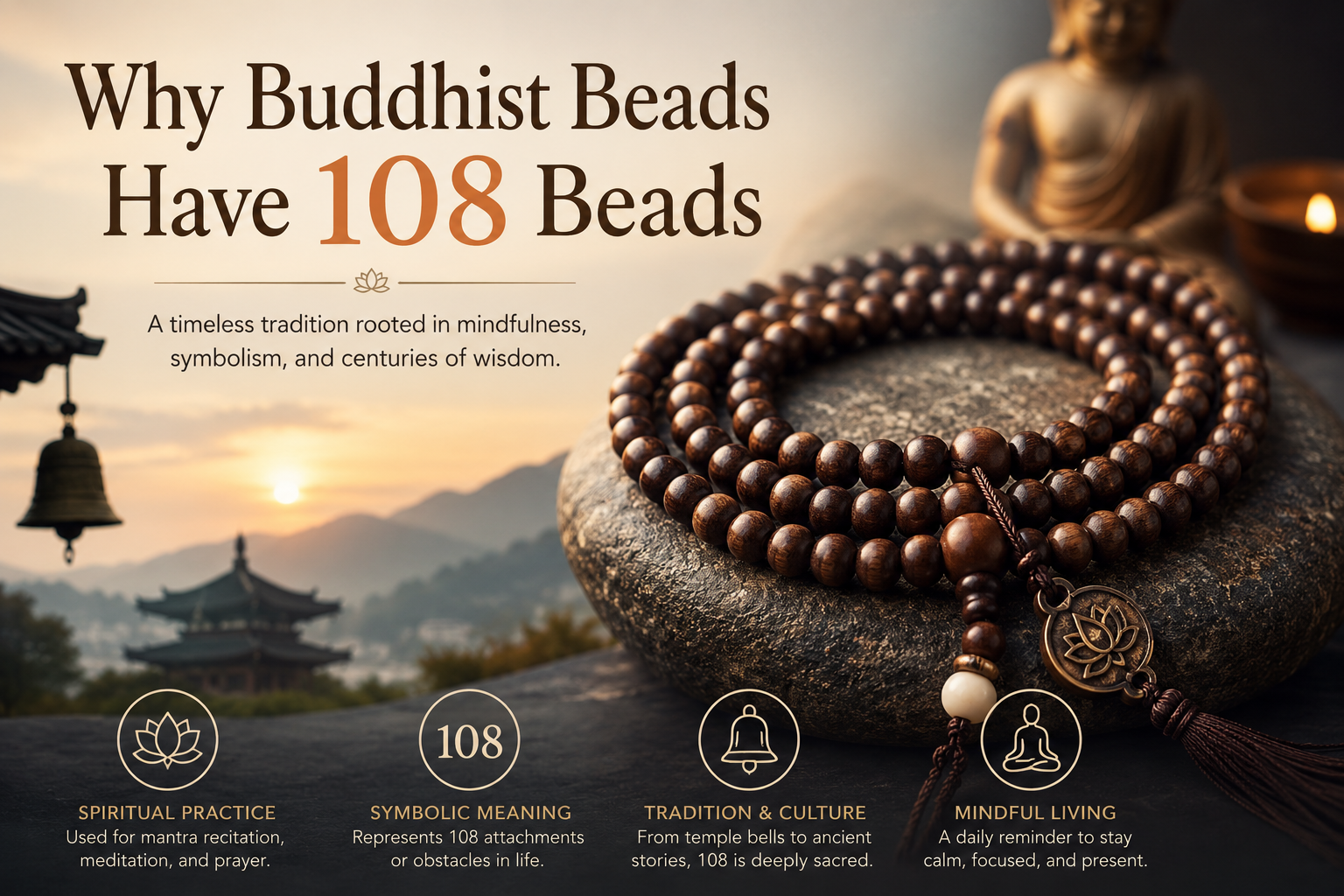 Why Buddhist Beads Have 108 Beads