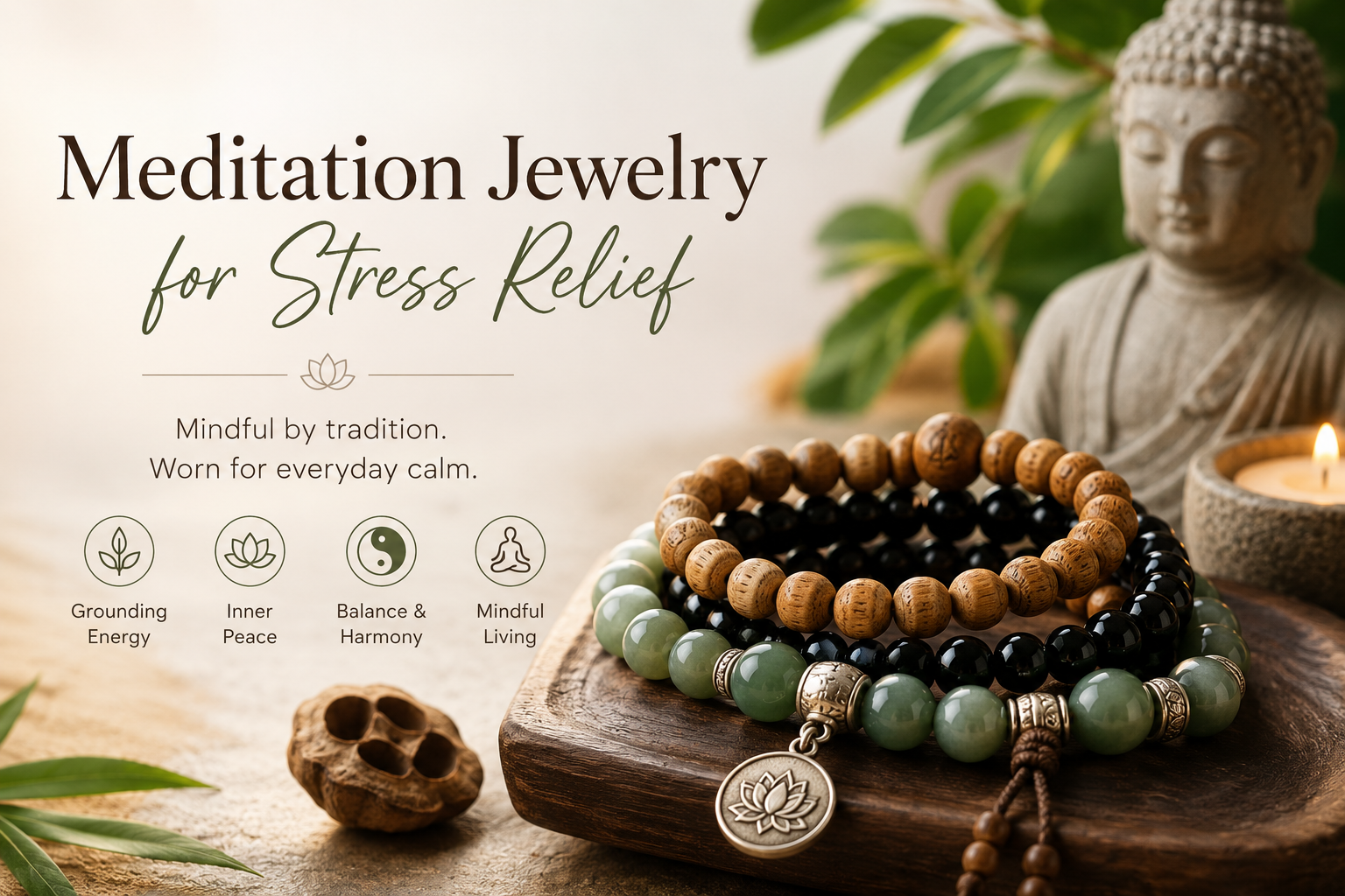 Meditation Jewelry for Stress Relief: Why So Many People Wear It