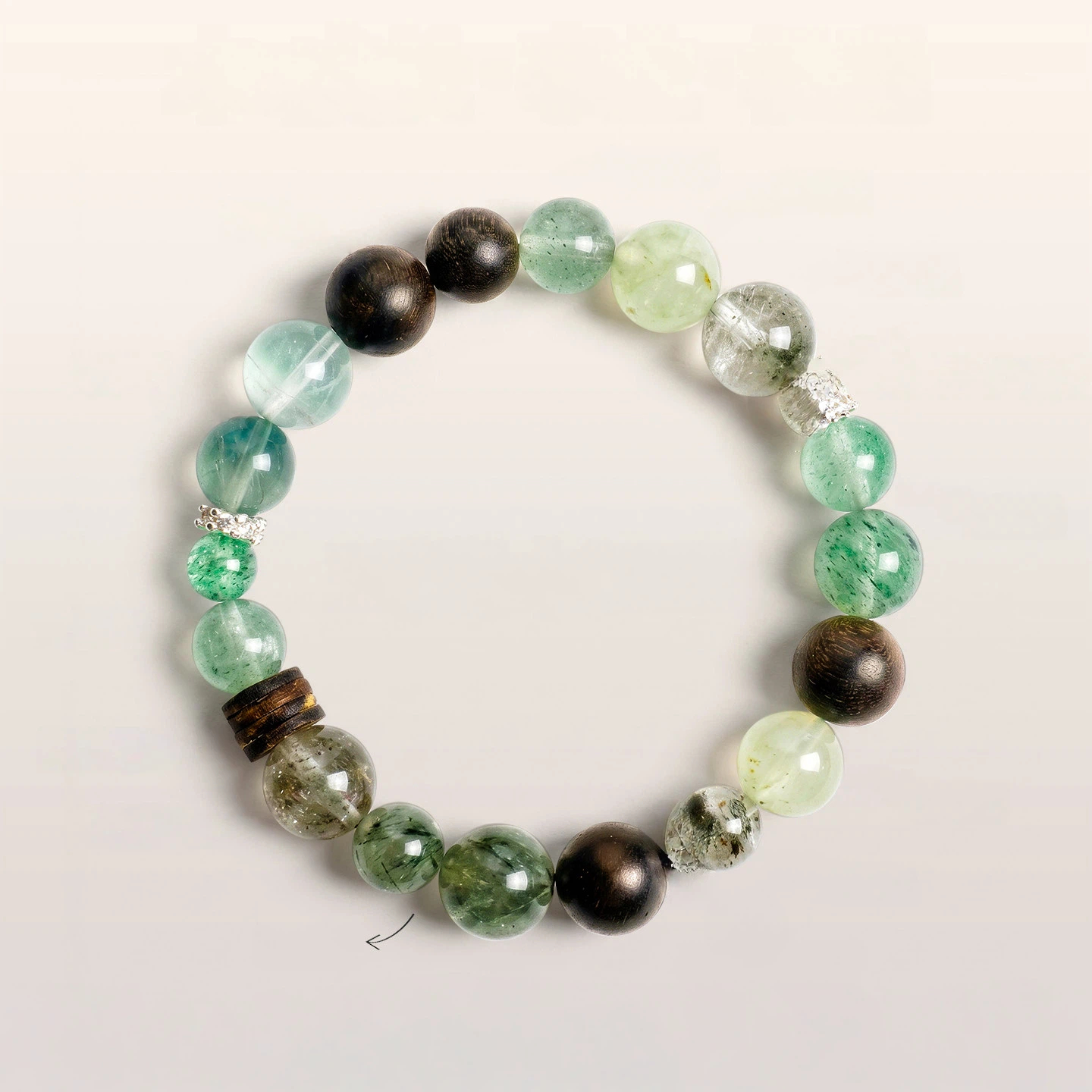 Natural Aquamarine Hydrating & Emotional Stability Bracelet for Women, Good Luck Crystal Beaded Bracelet, Couple Gift