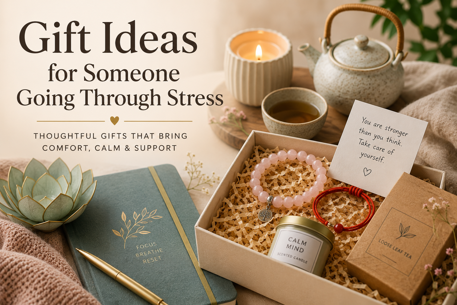 Gift Ideas for Someone Going Through Stress: Thoughtful Presents That Bring Comfort