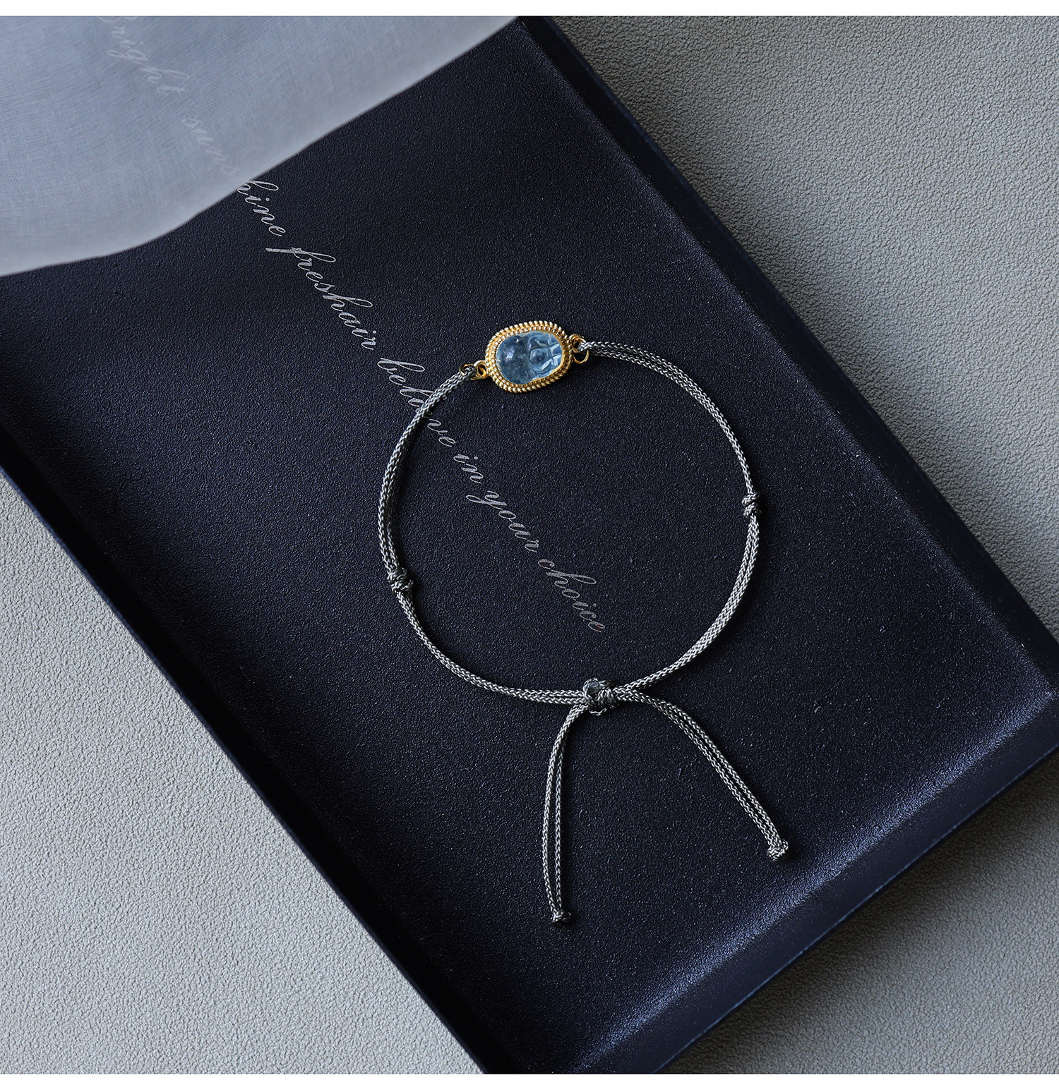 Aquamarine Pixiu Couple Bracelet, Memorial Birthday Gift for Men & Women
